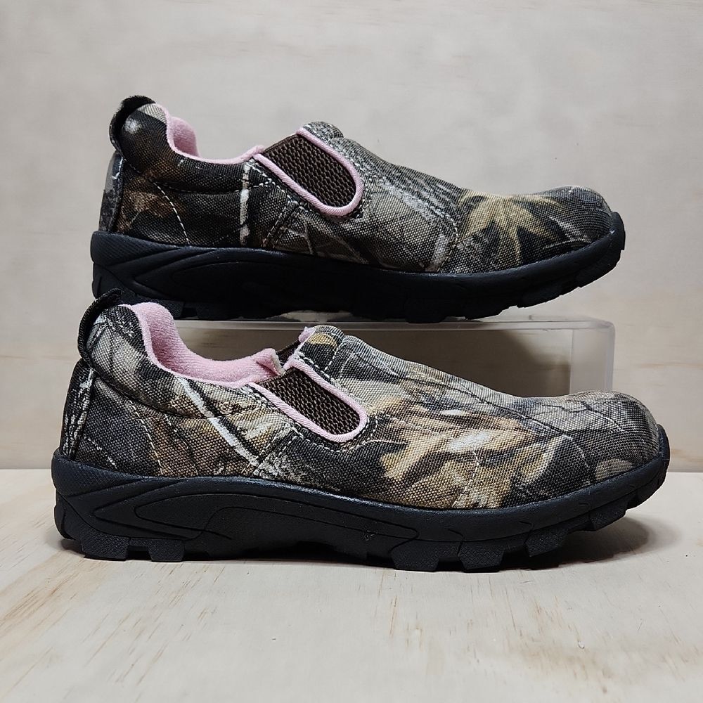 Natural Reflections Camouflage Pink Slip-On Flats Women’s Size 6.5 Fabric Upper